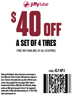 Jiffy Lube Oil Change Coupon